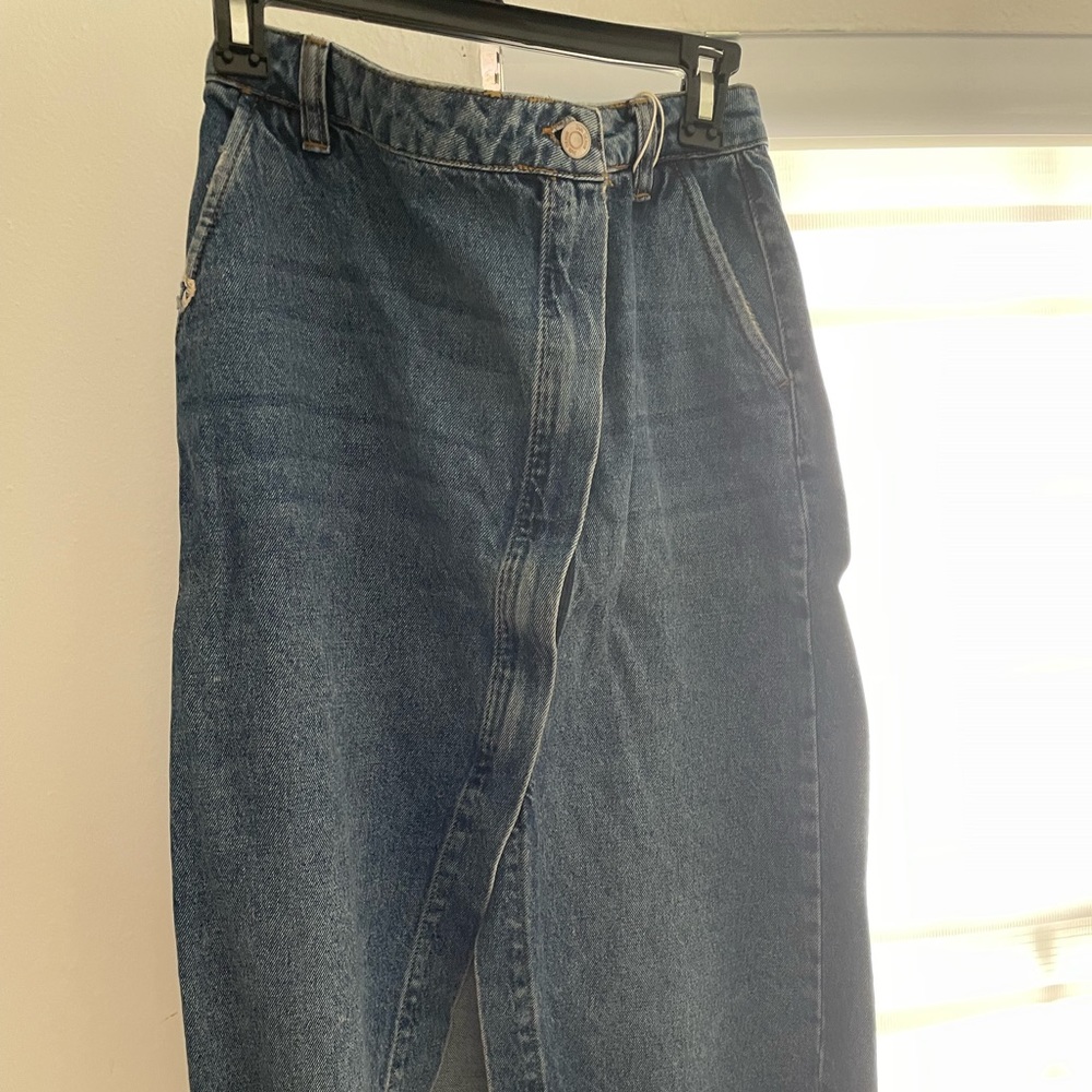 Zara Pencil Denim Skirt